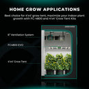 LED Mars Hydro FC4800 EVO 480W Setup