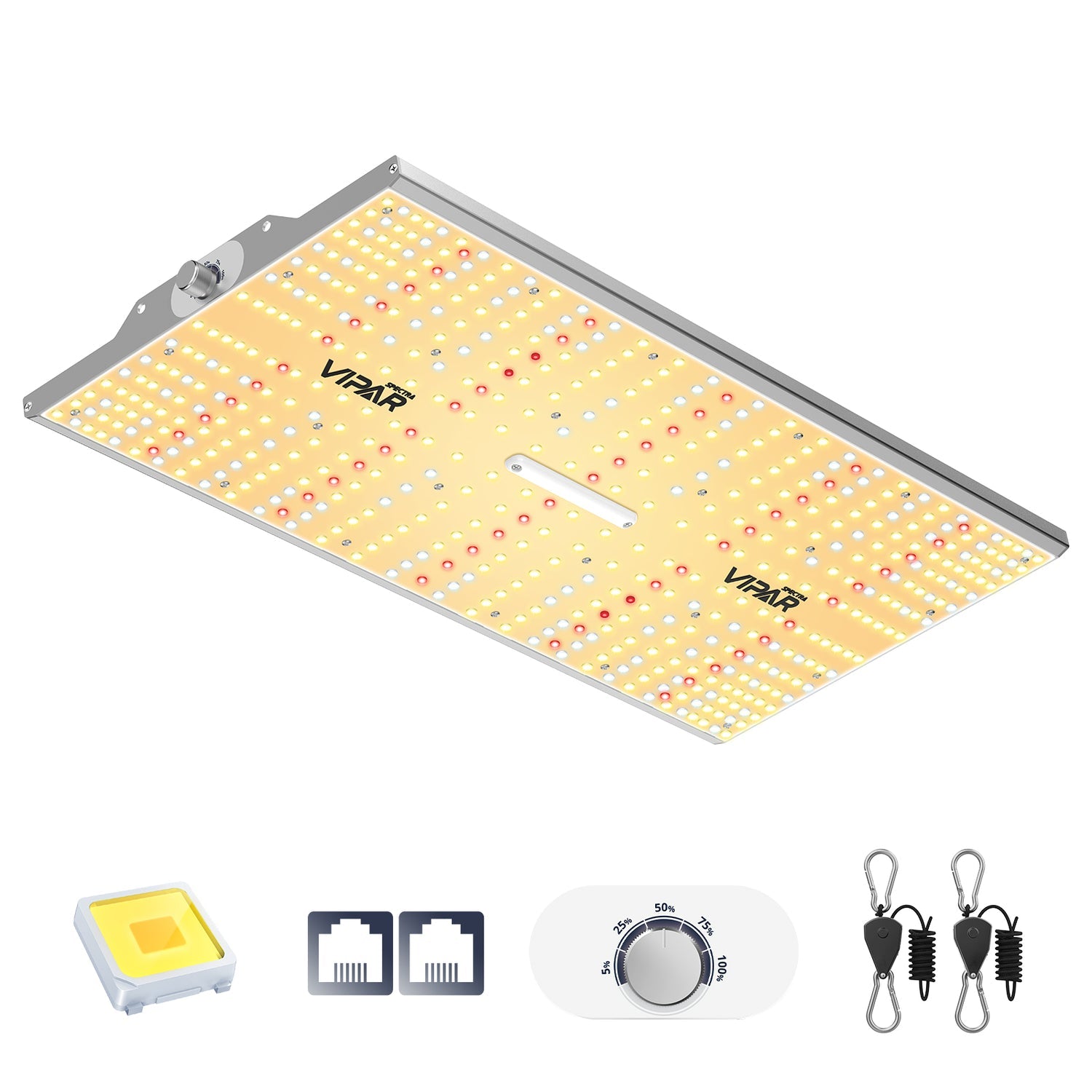 ViparSpectra XS2500 250W Full Spectrum LED Grow Light for 4'x2'