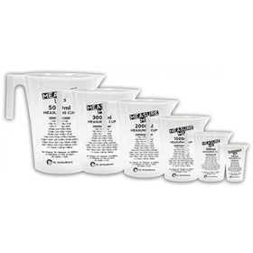 Growing Essentials 1000ml Measuring Cup side by side