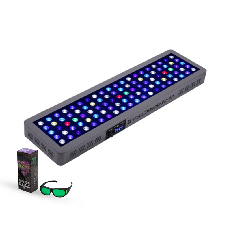 Led Grow Light Viparspectra T300 main with Glasses