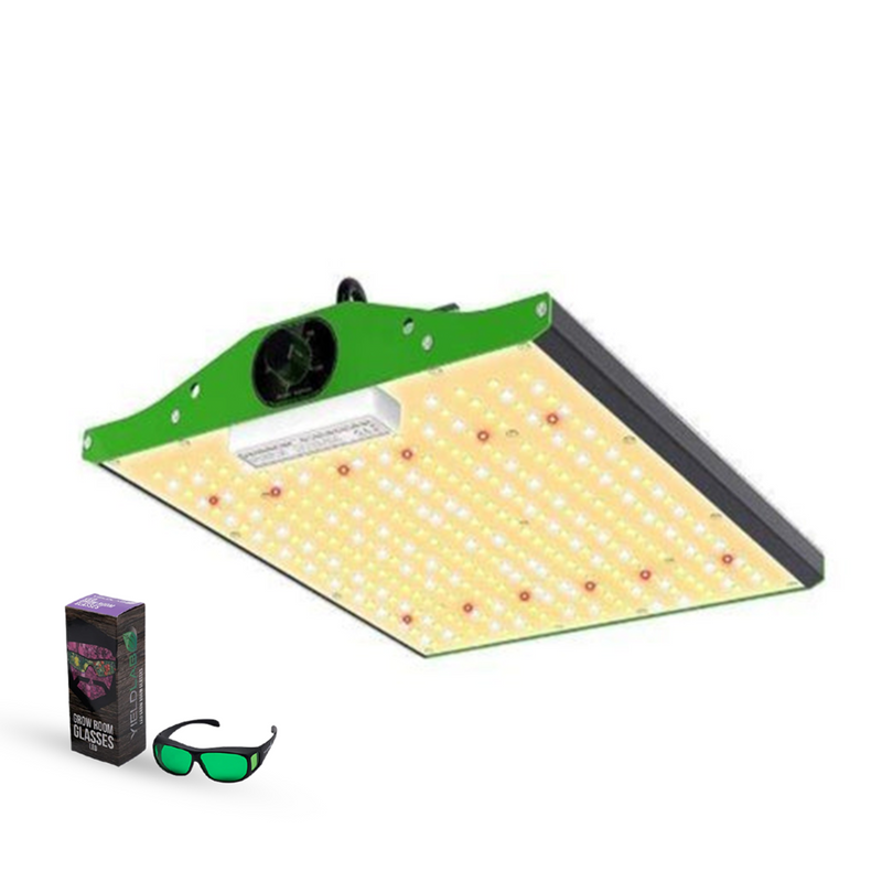 LED Grow Light Viparspectra P600 Main with Glasses