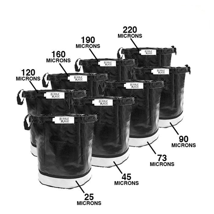 Harvest 20 Gallon Bubble Magic Extraction Bags (set of 8) side profile 