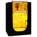 LAGarden 24" x 24" x 36" Mini Mylar Reflective Hydroponic Indoor Grow Tent open