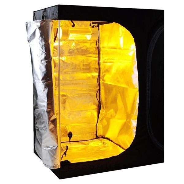 mylar tent LAGarden 48" x 36" x 70" Mylar Reflective 2in1 Hydroponic Indoor Grow Tent