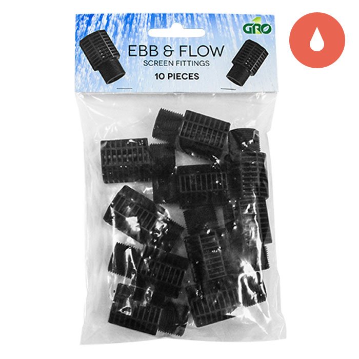 Hydroponics Screen Ebb & Flow Fitting (10pcs/pck) in package