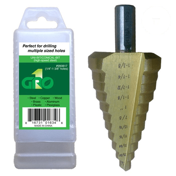 Unibit drill outlet bit