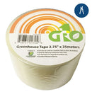 Growing Essentials Greenhouse Tape 2.75" x 25M top view with label