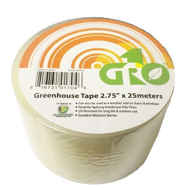 Growing Essentials Greenhouse Tape 2.75" x 25M top view with label