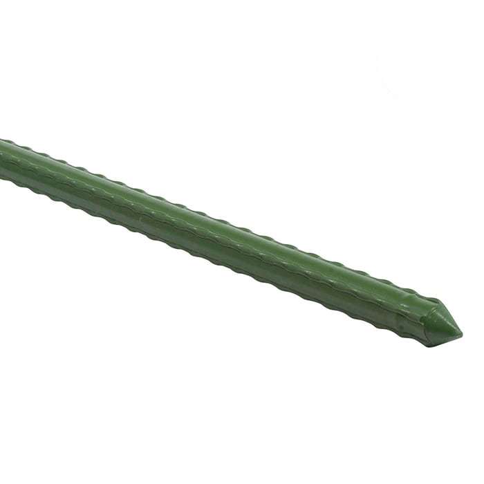 plastic plant stakes 6' Steel Stake Plant Support - Green 20-pack