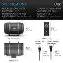 Climate Control Fan AC Infinity S8 Specs