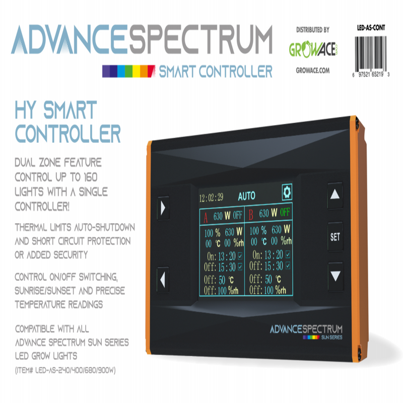 LED Grow Light Controller Advanced Spectrum HY Smart Controller Spec Pics 2