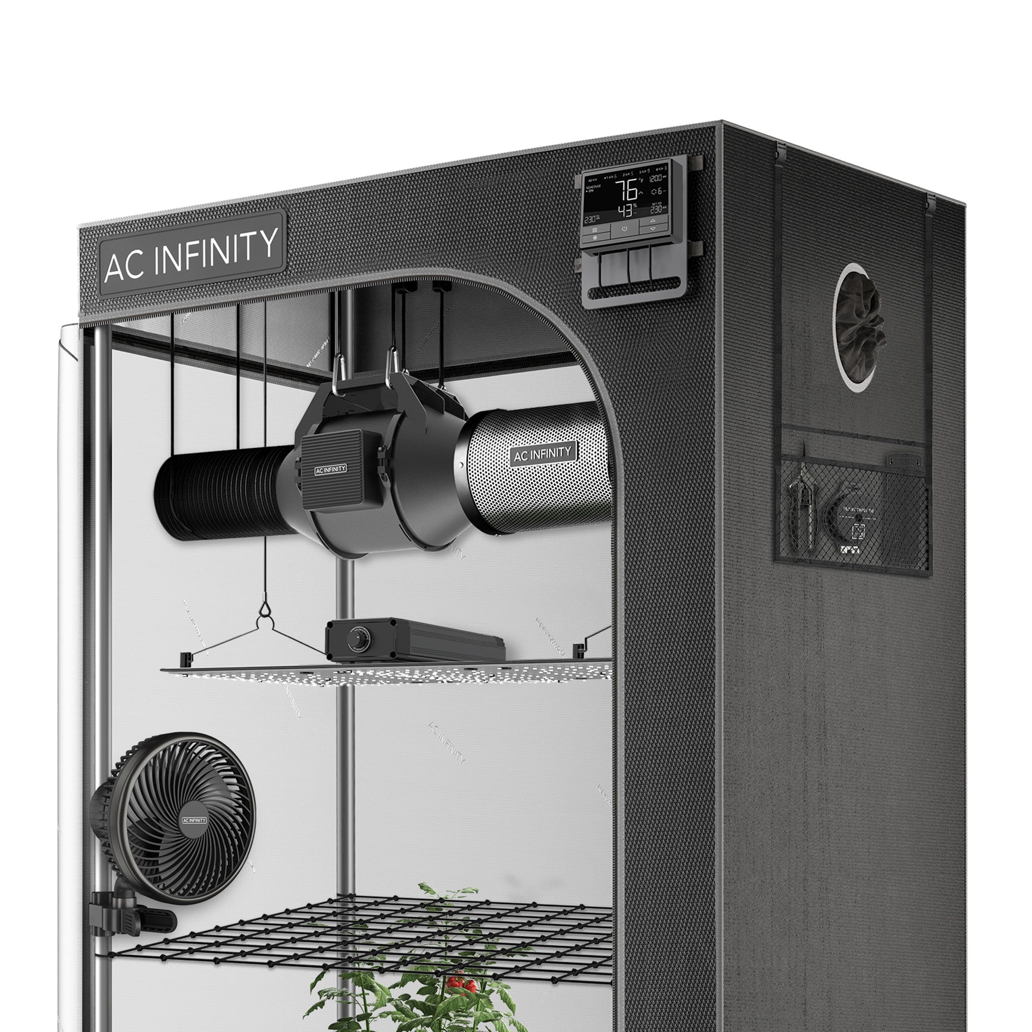 ac infinity cloudlab advance grow tent AC Infinity 2' x 4' Advanced Grow Tent Kit