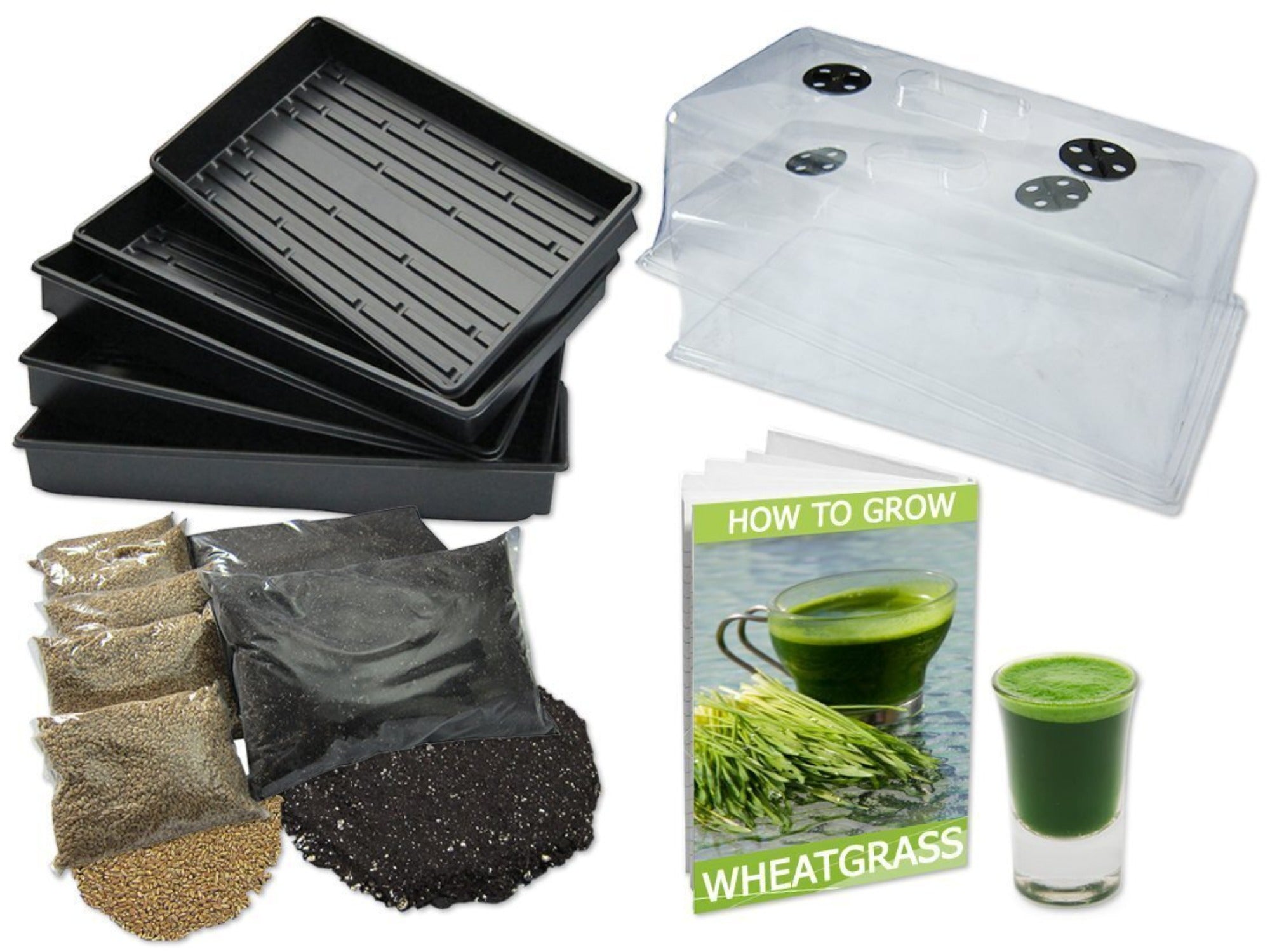 Yield Lab Beginner's Complete Wheatgrass Growing Kit