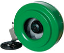 Climate Control Active Air 10" Inline Duct Fan, 760 CFM front angled