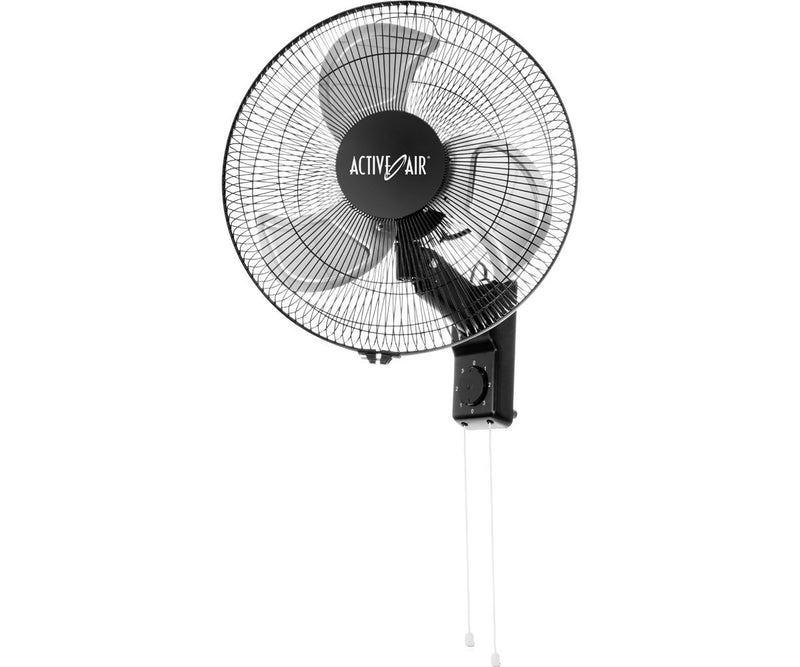 Climate Control Active Air Heavy Duty 16" Metal Wall Mount Fan front