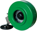 Climate Control Active Air 8" Inline Duct Fan, 720 CFM front angled