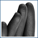 Industrial White Nitrile Gloves 100 pack - Large texture close up
