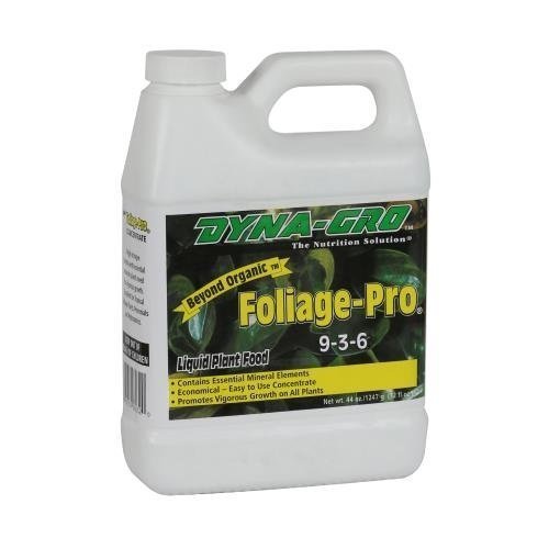Nutrients Dyna-Gro Foiliage Pro 9-3-6 front of bottles