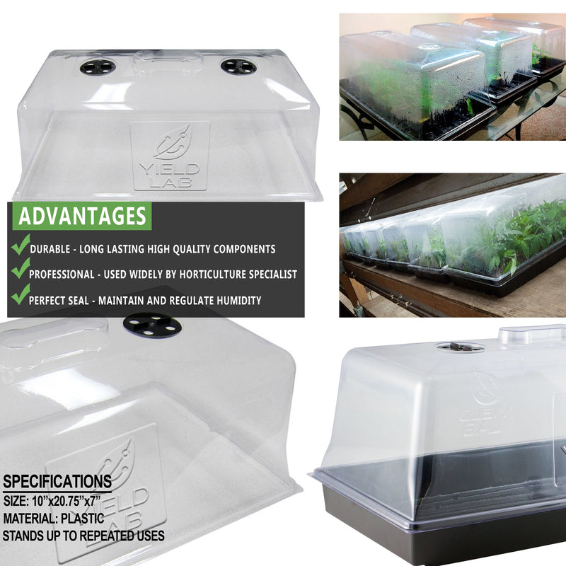 Propagation Seed and Clone Starter Tray and Dome - 5 Pack dome adavntages