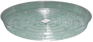Growing Essentials Yield Lab 12" Clear Saucer side profile