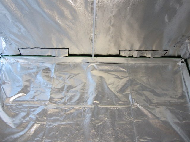 Yield Lab 96” x 48” x 78” Reflective Grow Tent FABRIC ONLY flood tray