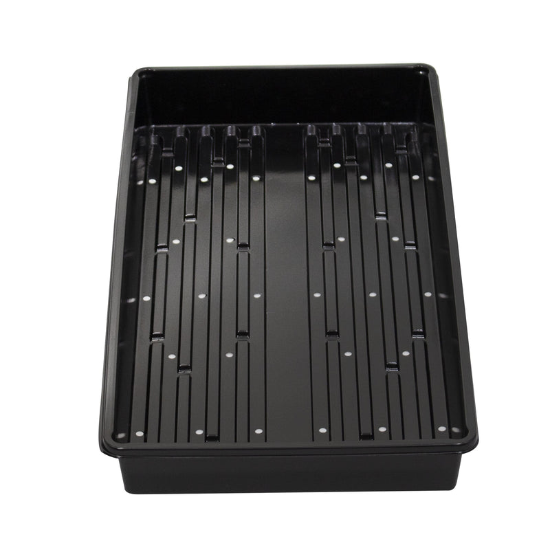 Propagation Yield Lab 10 x 20.75 inch Propagation Tray with Holes - 10 Pack side top view