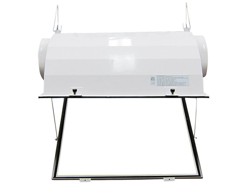 Yield Lab Pro Series 600W HPS+MH Air Cool Hood Double Ended Complete Grow Light Kit reflector open
