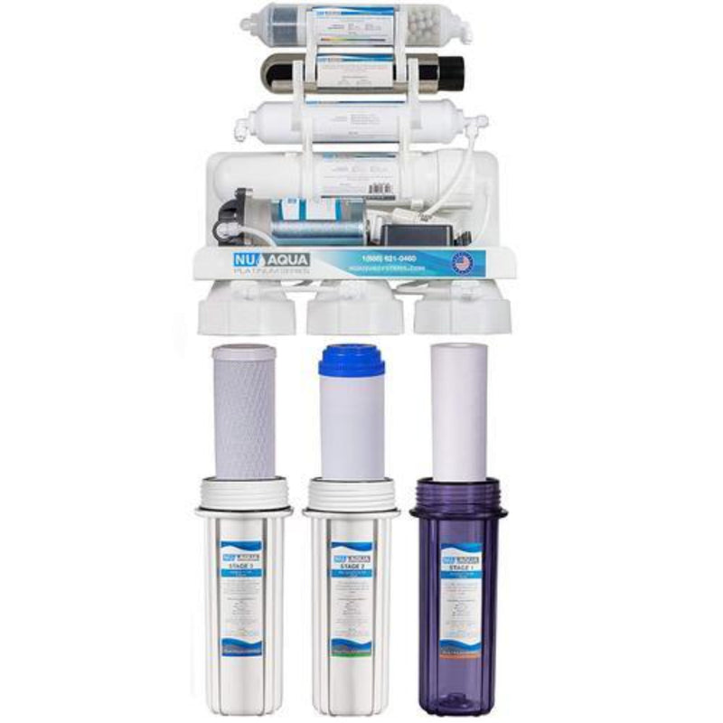 Reversei Osmosis System Nu Aqua Stage 7 With Pump Filters In System