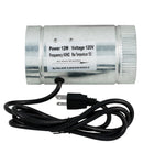 Climate Control Yield Lab 4” Booster In-Line Duct Fan side