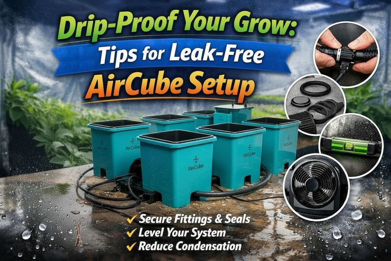 Sircuben Drip-Proof Your AirCube: Tips for Leak-Free Growing