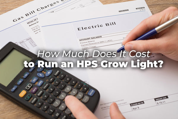 How much does it cost to run an HPS grow light?
