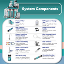 Reverse Osmosis System NU Aqua Platinum Series Stage 6 UV Pump Components