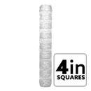 VineLine Durable Plastic Trellis Netting White Roll 5ft x 330ft w/ 4in Squares