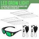 8x4ft LED Soil Complete Indoor Grow Tent System