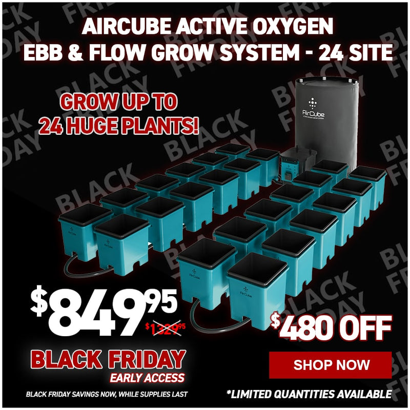 AirCube Active Oxygen Ebb & Flow Grow System - 24 Site