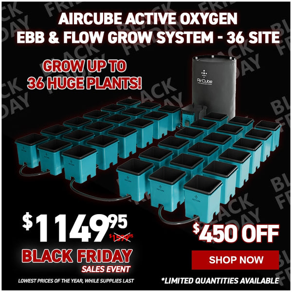 AirCube Active Oxygen Ebb & Flow Grow System - 36 Site