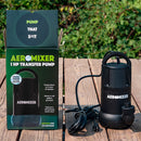 Aeromixer 1/4HP Dirty Water Transfer Pump Packaging