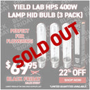 Yield Lab HPS 400w Lamp HID Bulb (3 Pack)