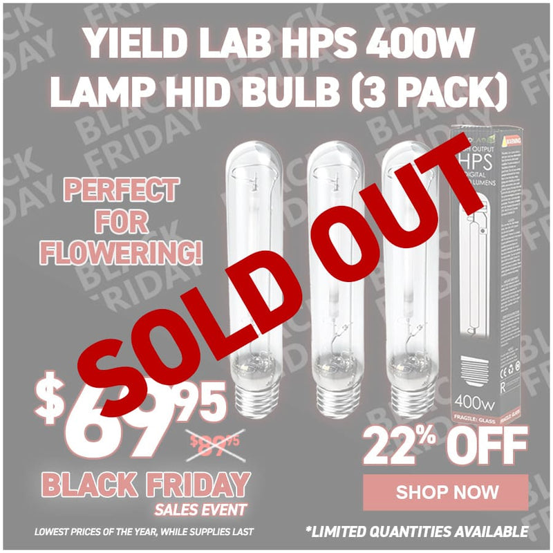 Yield Lab HPS 400w Lamp HID Bulb (3 Pack)