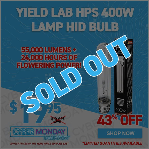 Yield Lab HPS 400w Lamp HID Bulb