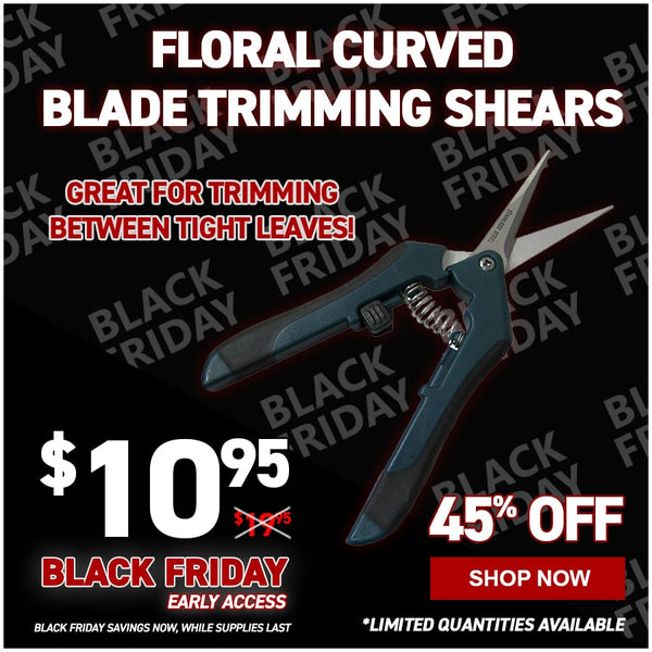 Floral Curved Blade Trimming Shears