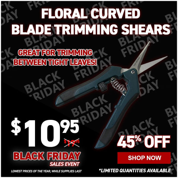 Floral Curved Blade Trimming Shears