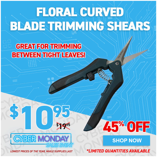 Floral Curved Blade Trimming Shears