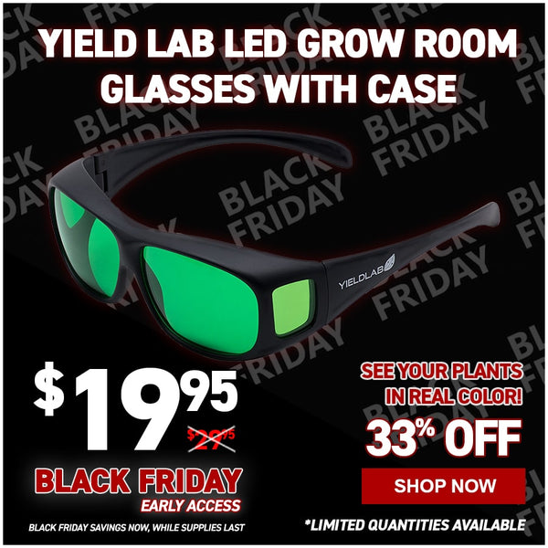Yield Lab LED Grow Room Glasses with Case