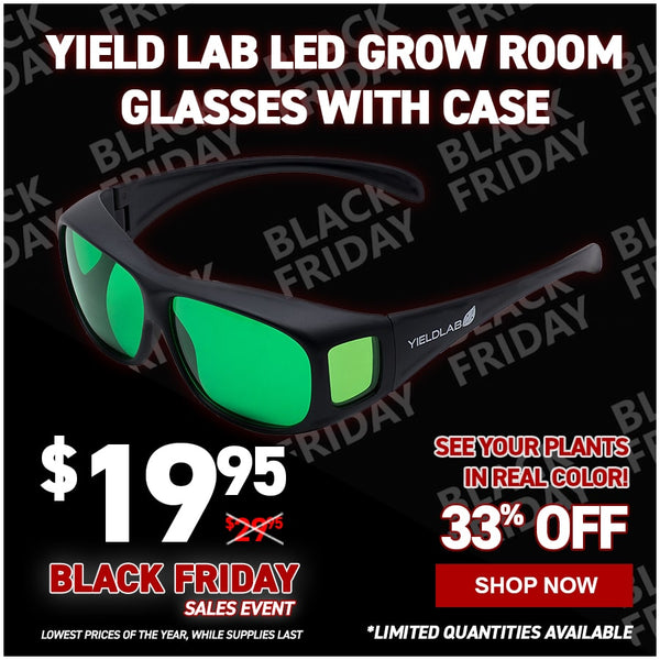 Yield Lab LED Grow Room Glasses with Case