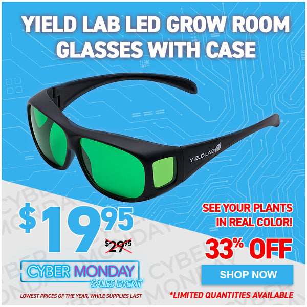 Yield Lab LED Grow Room Glasses with Case