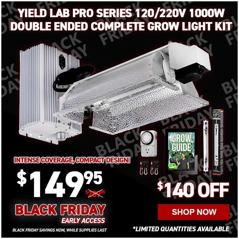 Yield Lab Pro Series 120/220V 1000W Double Ended Complete Grow Light Kit