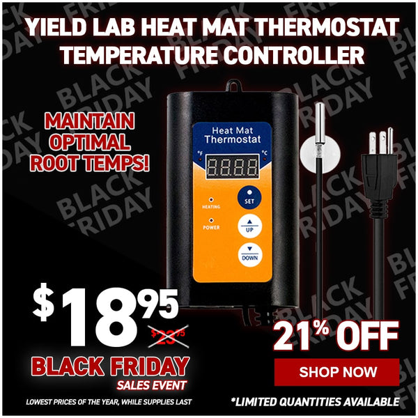 Yield Lab Heat Mat Thermostat Temperature Controller