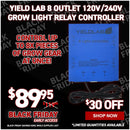 Yield Lab 8 Outlet 120v/240v Grow Light Relay Controller