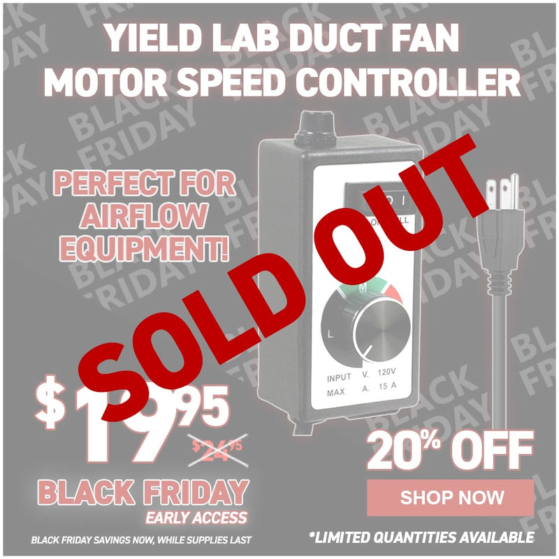 Yield Lab Duct Fan Motor Speed Controller